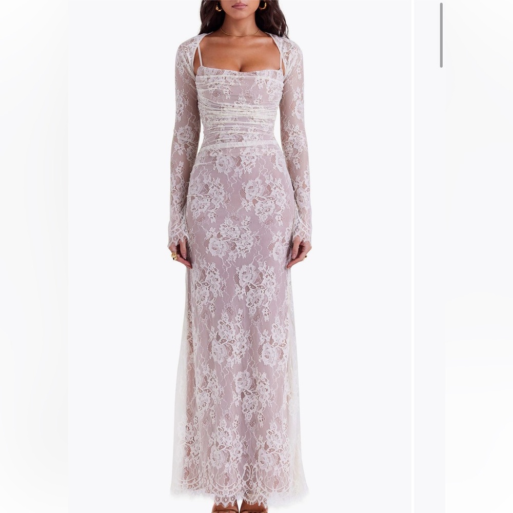 Artemis Long sleeve lace dress size L D/DD